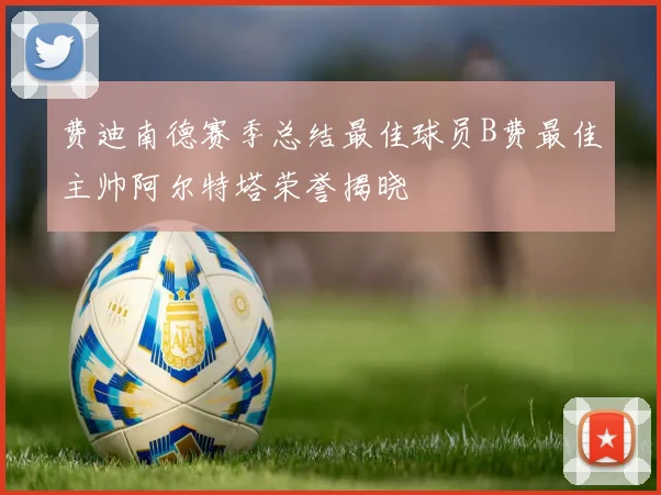 费迪南德赛季总结最佳球员B费最佳主帅阿尔特塔荣誉揭晓